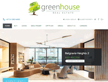 Tablet Screenshot of greenhouse.ae