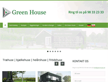 Tablet Screenshot of greenhouse.dk